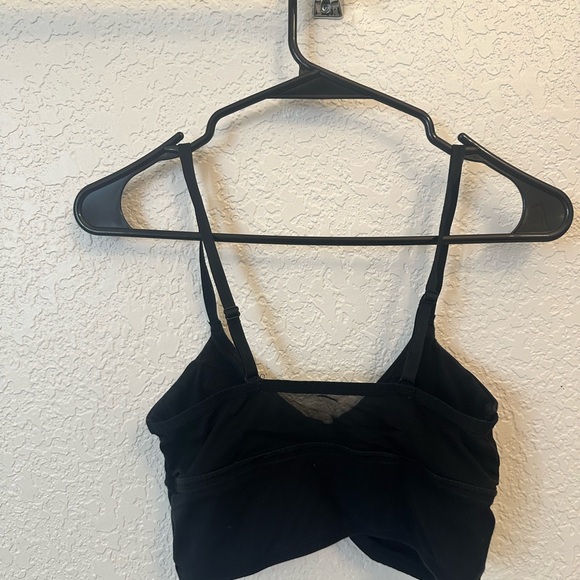 Colsie Black Ruched Bralette - Picture 3 of 5